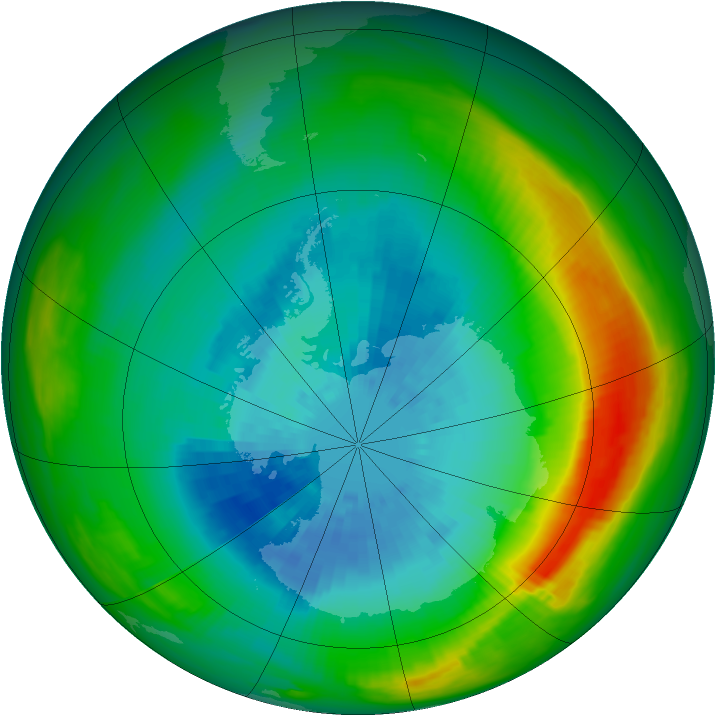 Ozone Map 1981-09-21